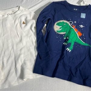 GAP boys long sleeve tees cotton